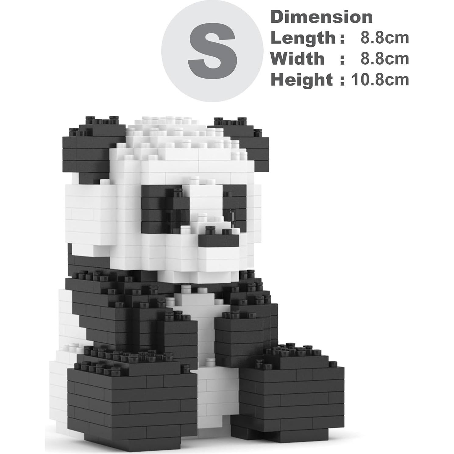 Bloques de Construcción JEKCA Panda Mini 01S - 370 Piezas