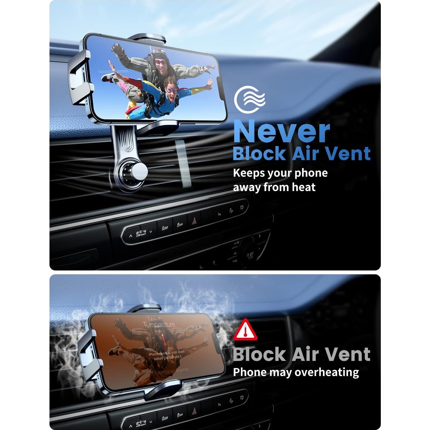 Soporte para Teléfono de Auto eSamcore con Clip Ventilación 4.7"-6.9"