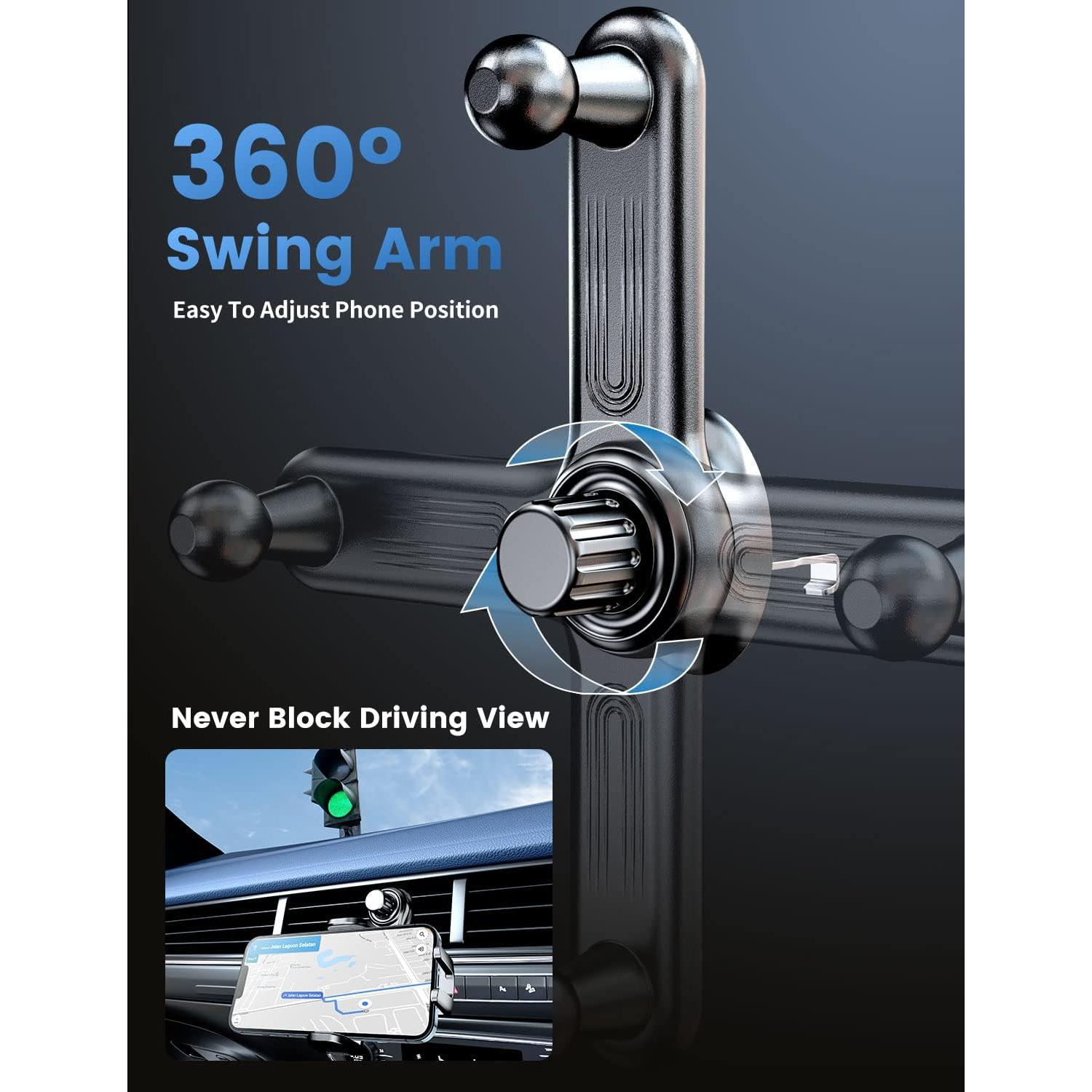 Soporte para Teléfono de Auto eSamcore con Clip Ventilación 4.7"-6.9"