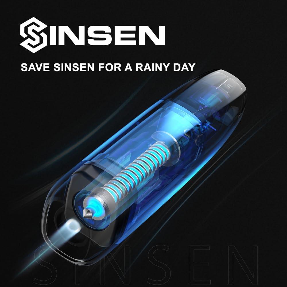 Rompe Ventana y Cortador de Cinturón SINSEN SA00063F-2B Negro