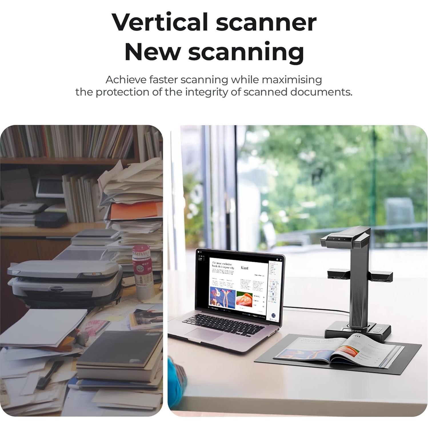 Escáner de Documentos CZUR ET16 Plus, 16MP, A3, OCR 186 Idiomas