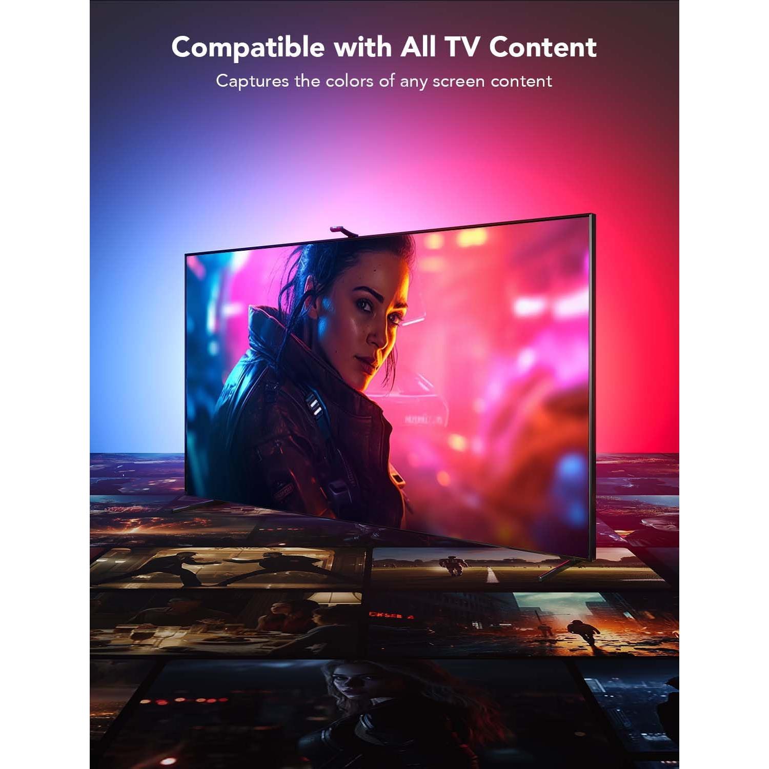 Govee T2 Luz LED de Fondo para TV 3.6m RGBIC 140-165cm