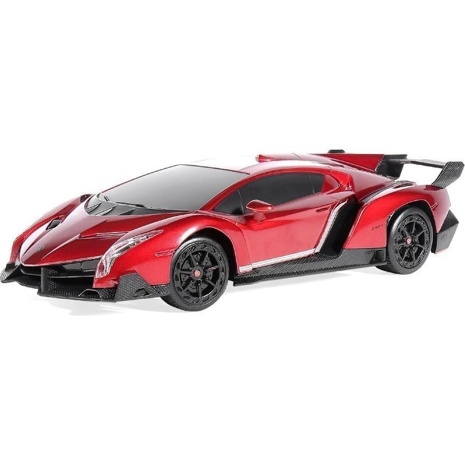 Coche RC Lamborghini Veneno 1:24 Rojo - Velocidad 12.9 km/h