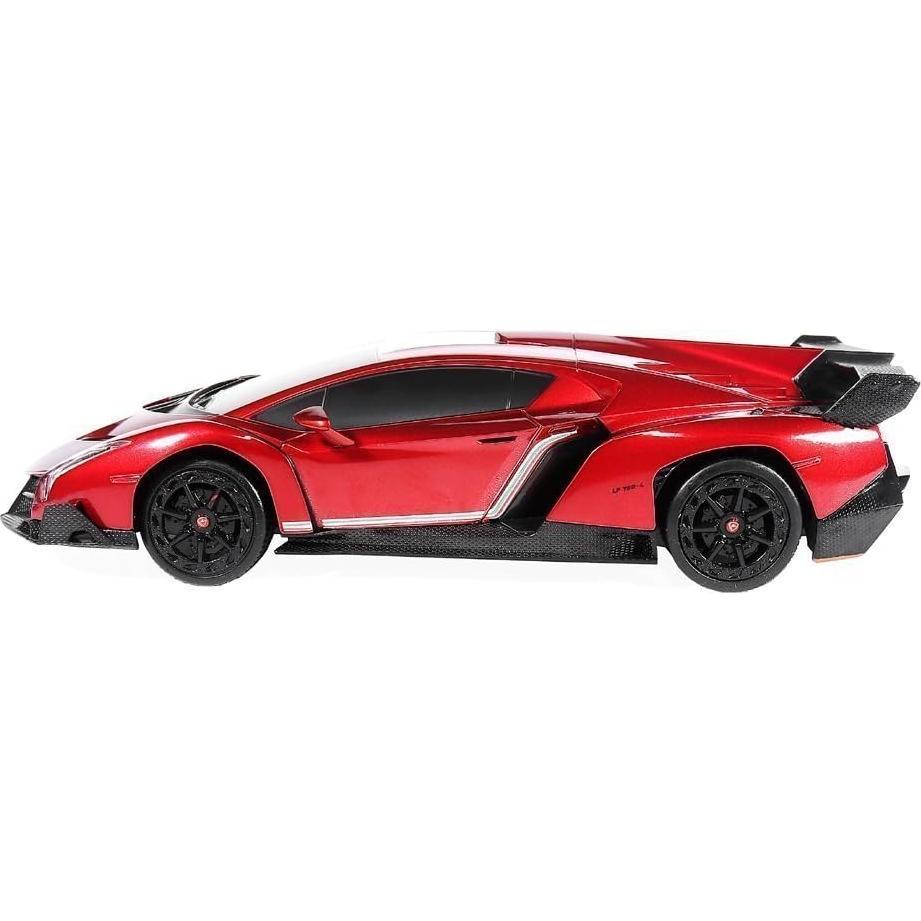 Coche RC Lamborghini Veneno 1:24 Rojo - Velocidad 12.9 km/h