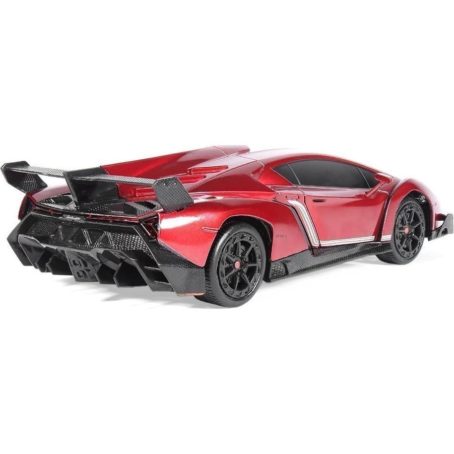 Coche RC Lamborghini Veneno 1:24 Rojo - Velocidad 12.9 km/h