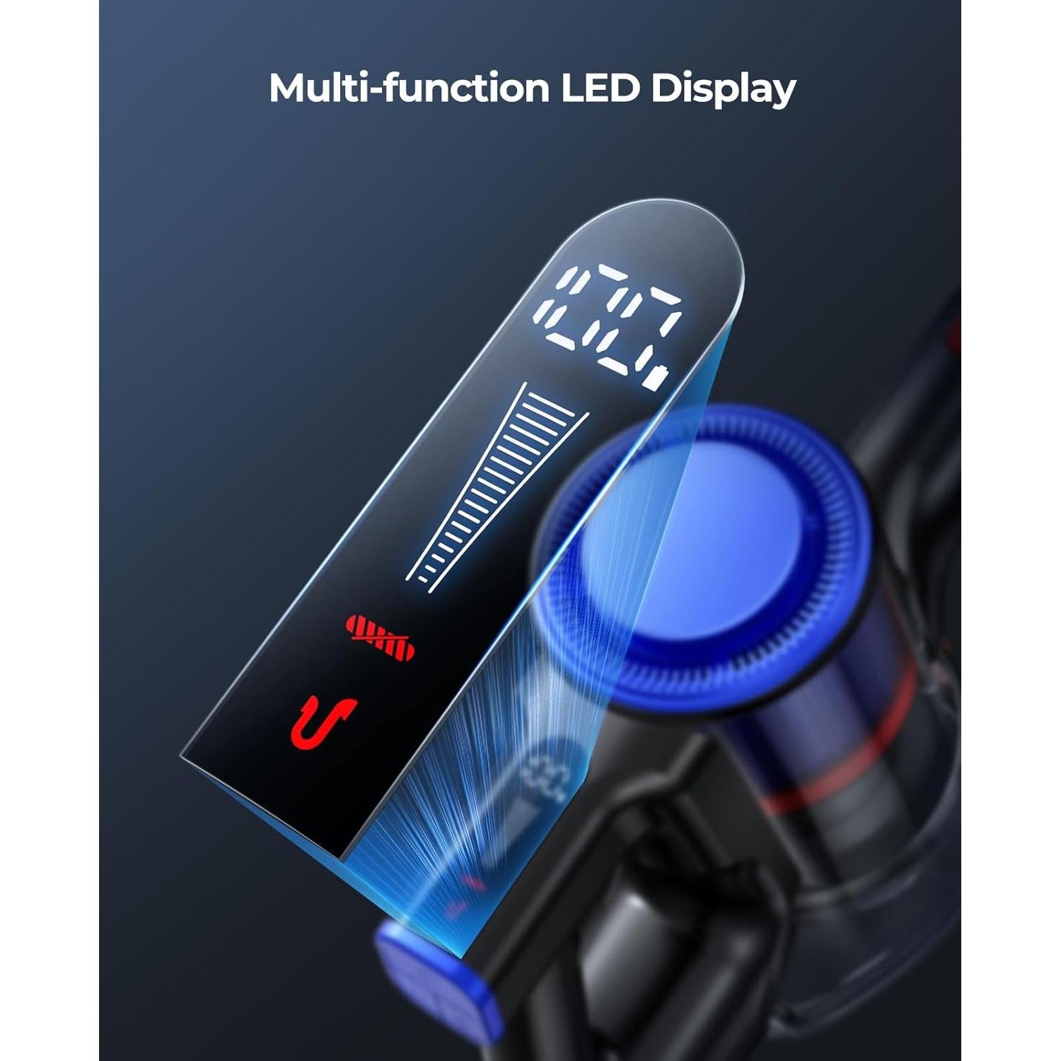 Aspiradora Inalámbrica Fieety Elite 9 550W 60min Azul