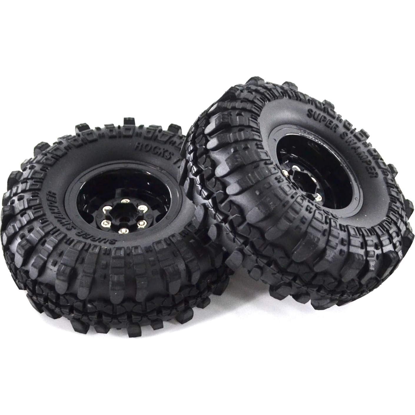 4 Sets Neumáticos y Ruedas 1.9" RC Crawler RCapture 1/10