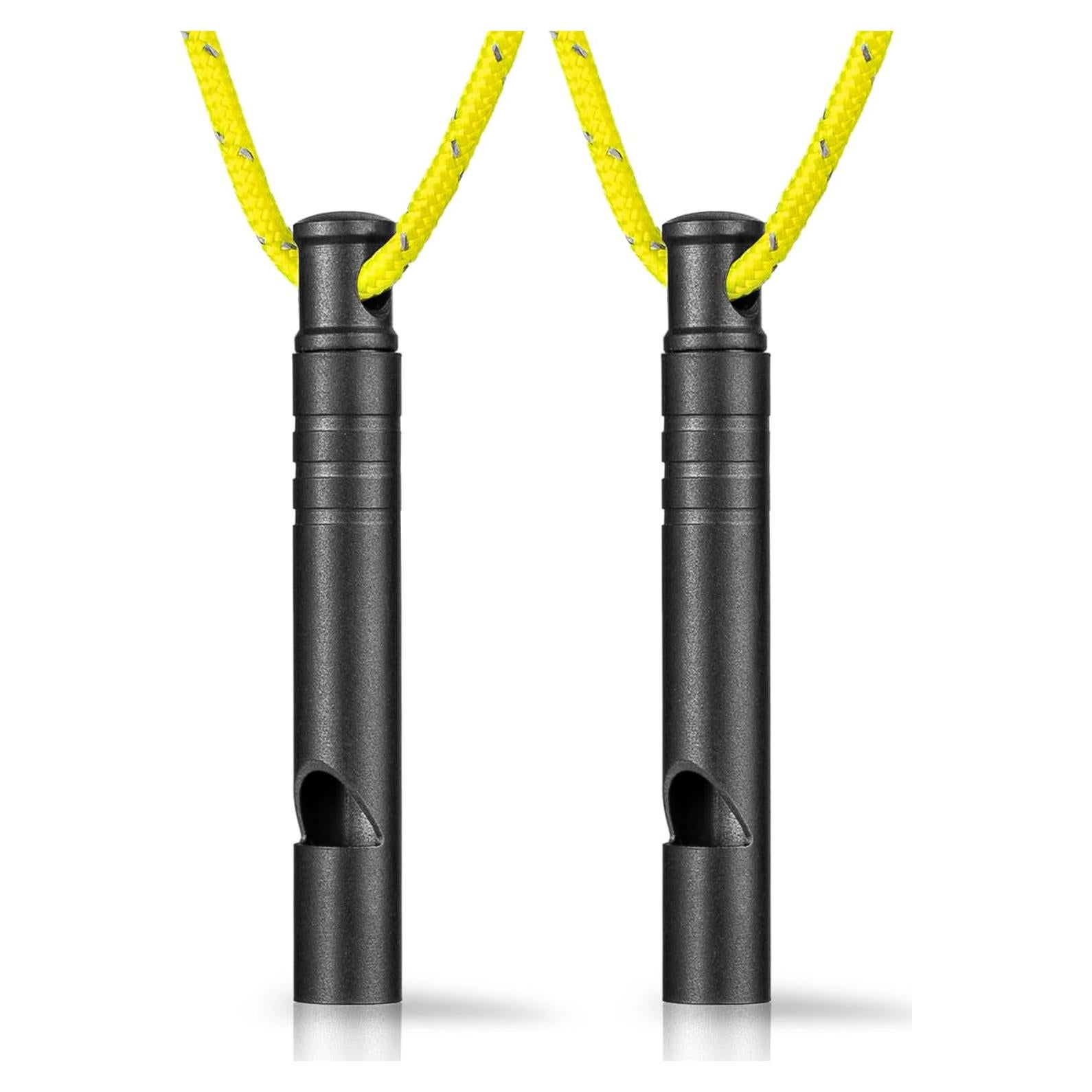 Silbato de Emergencia TISUR de Titanio 120dB con Cordón - 2PCS
