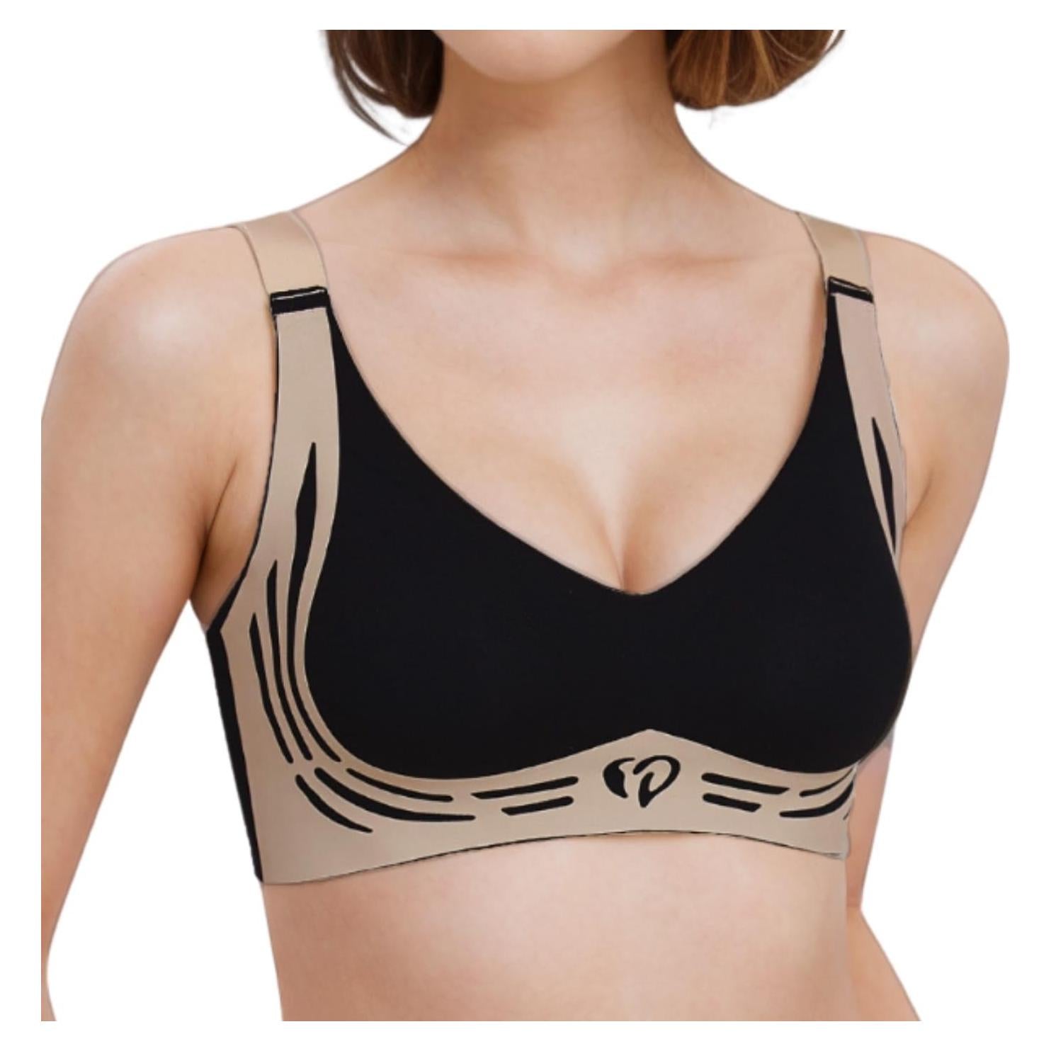 Sujetador Sin Aro para Mujeres - Soporte Suave y Comodidad - Negro