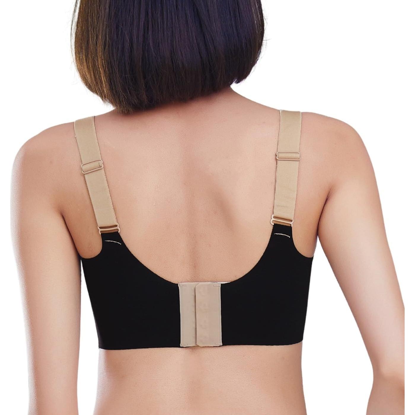 Sujetador Sin Aro para Mujeres - Soporte Suave y Comodidad - Negro