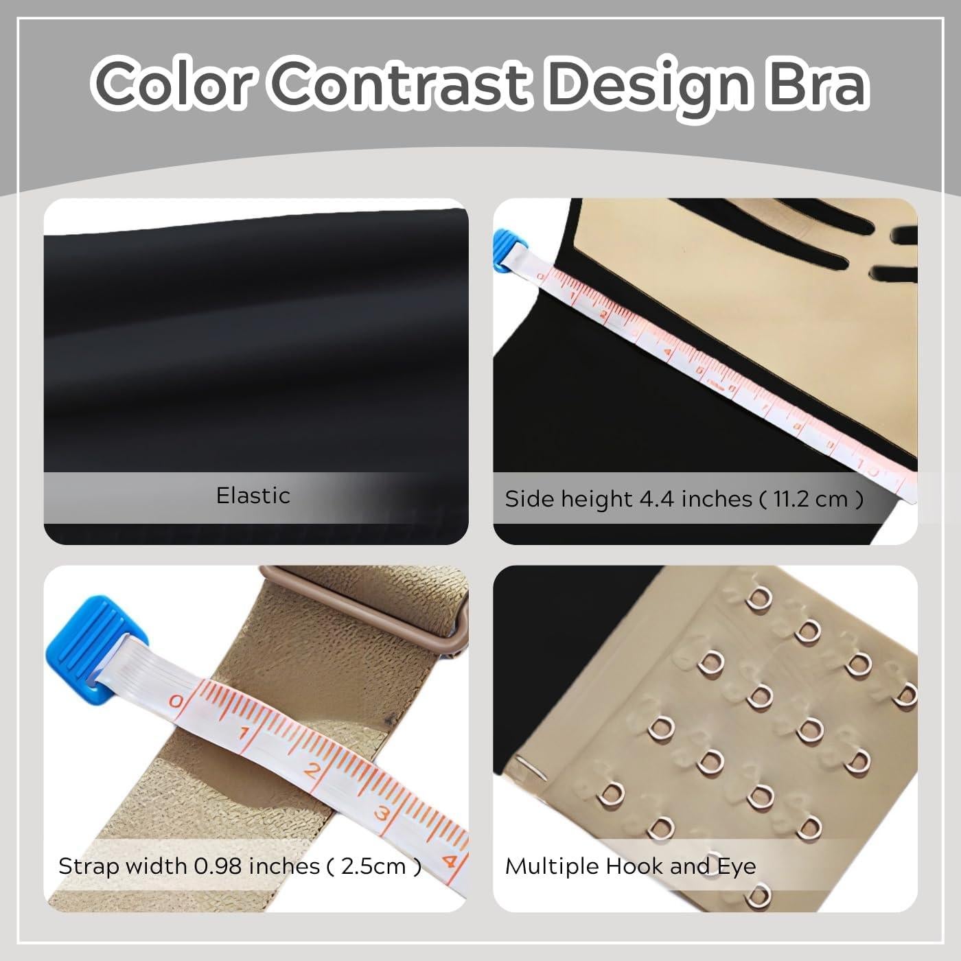 Sujetador Sin Aro para Mujeres - Soporte Suave y Comodidad - Negro