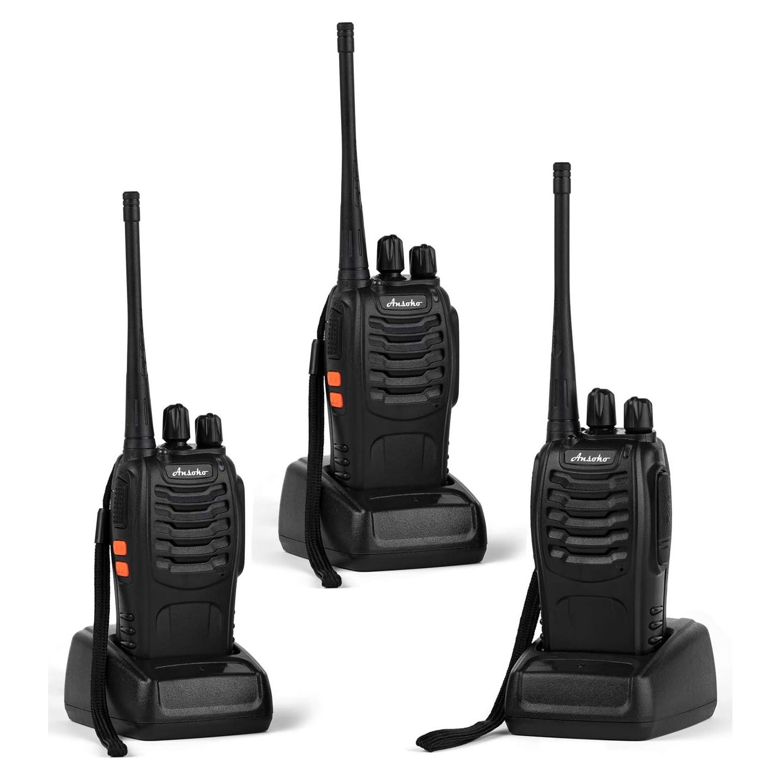 Walkie Talkies Recargables Qicheng A-8S 16 Canales 3 Paquete