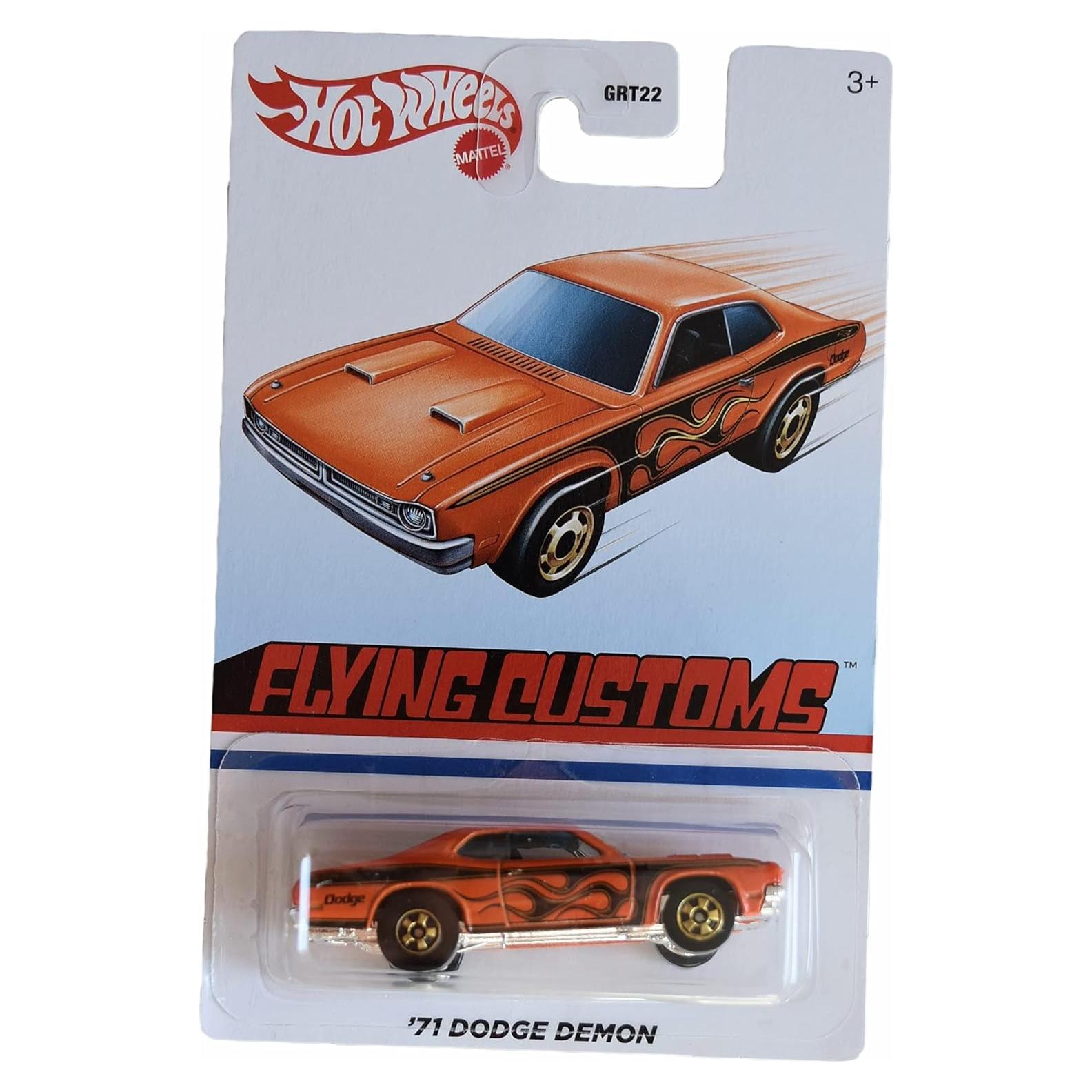 Hot Wheels Dodge Demon 1971 Naranja 1:64 Coche de Fundición