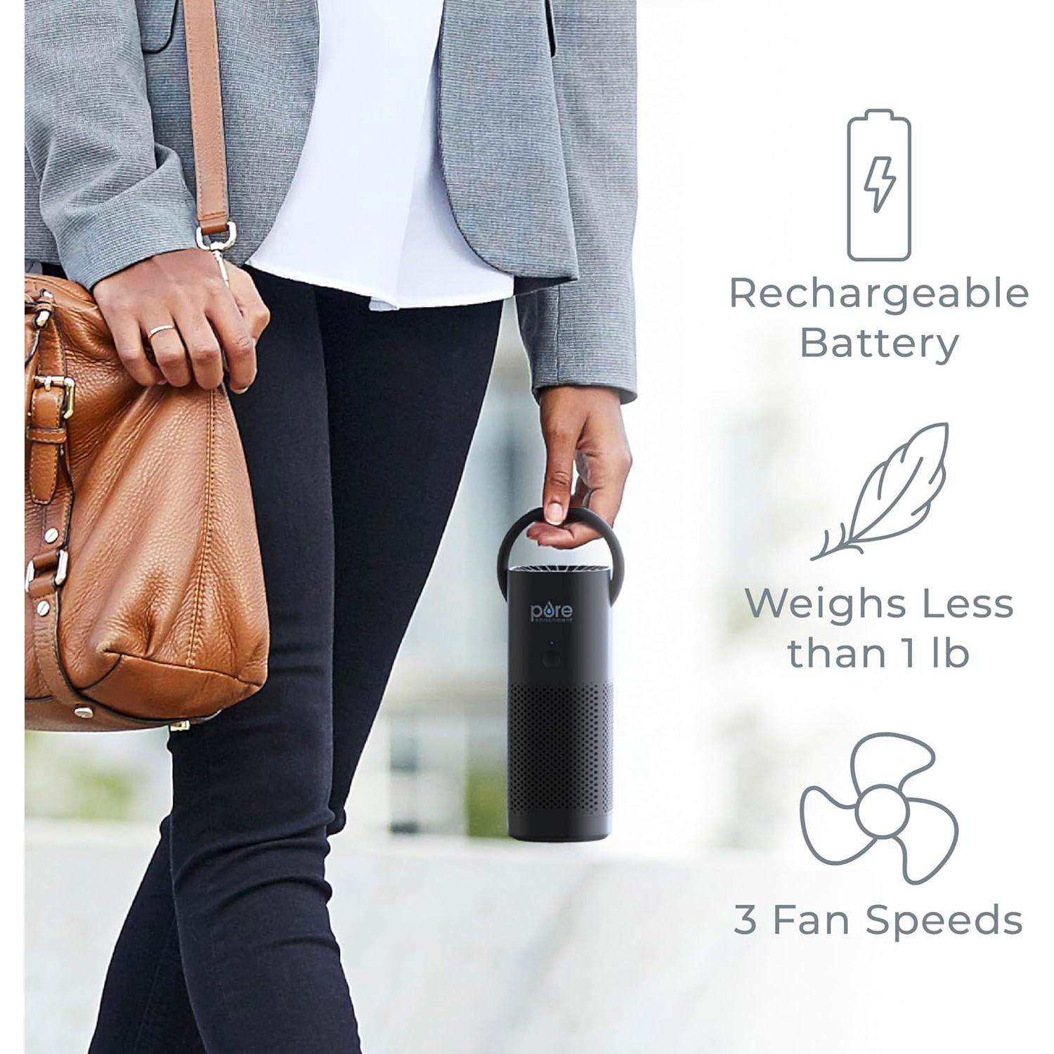 Purificador de Aire Portátil Pure Enrichment Mini HEPA 99.97%