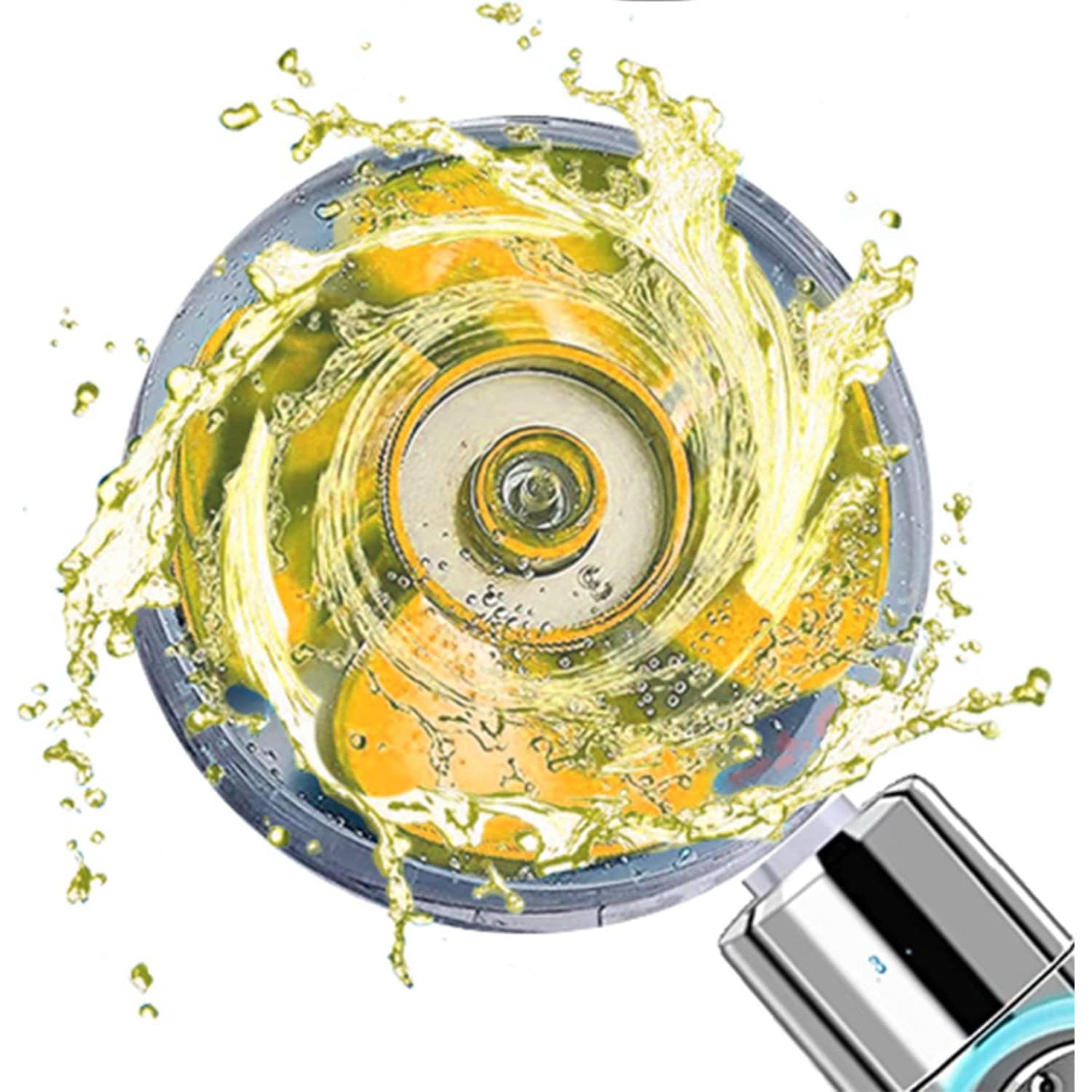 Cabezal de Ducha de Alta Presión Besititli con Filtro - Dorado