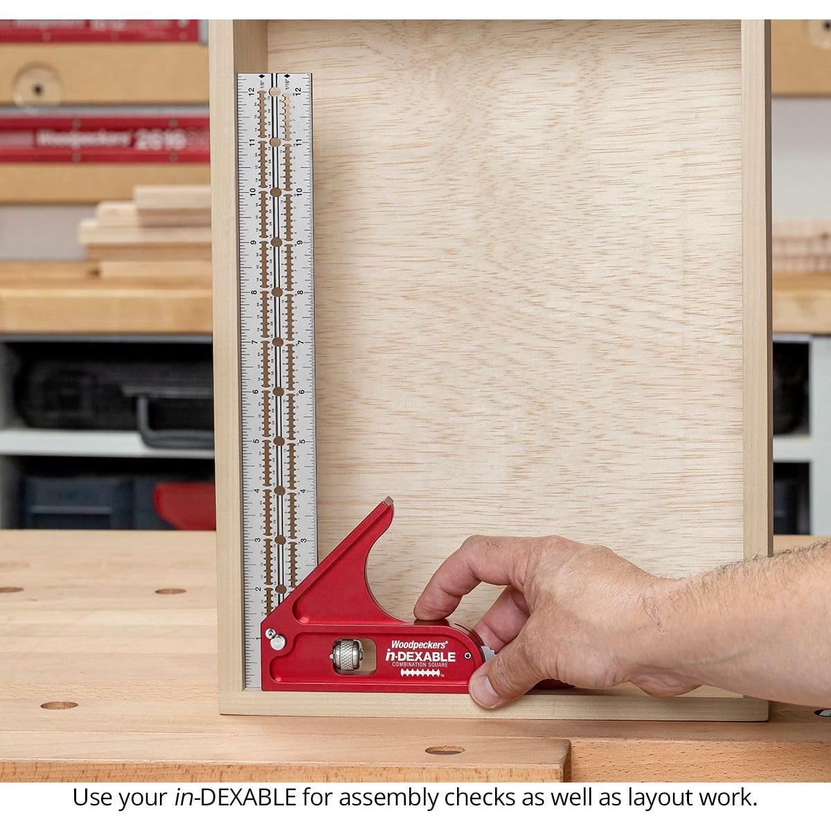 Cabezal Cuadrado Combinado XL Métrico Woodpeckers - Solo