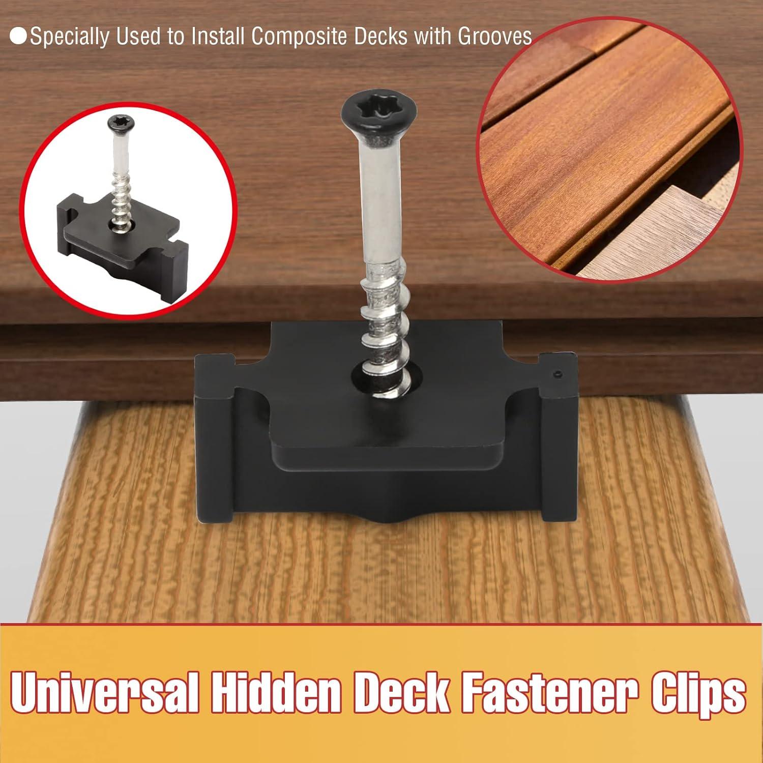 Sujetadores Ocultos ManCoda para Decking Compuesto - 90 Clips