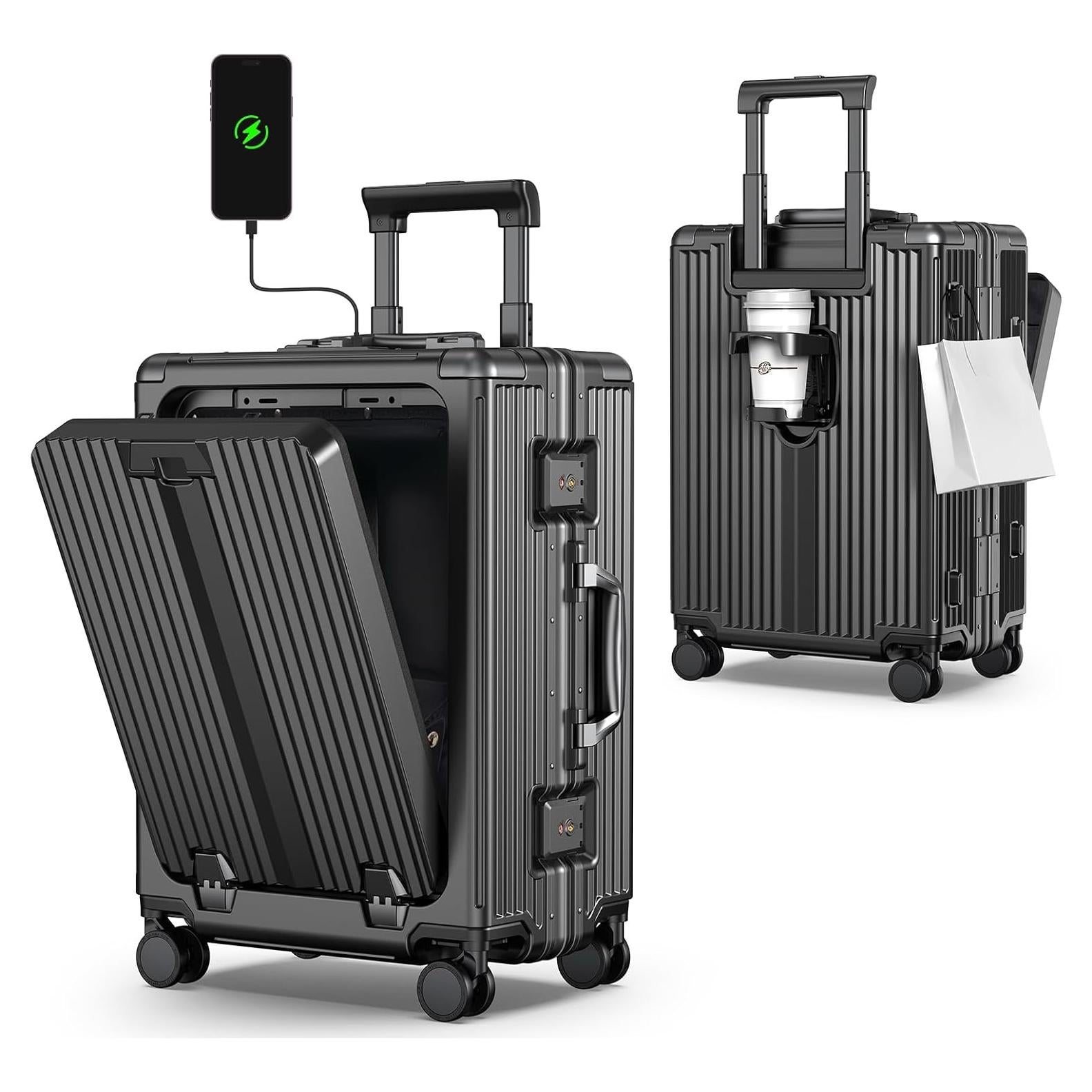 Maleta de Mano Ladplay 56x36x23 cm con Puerto USB y Ruedas