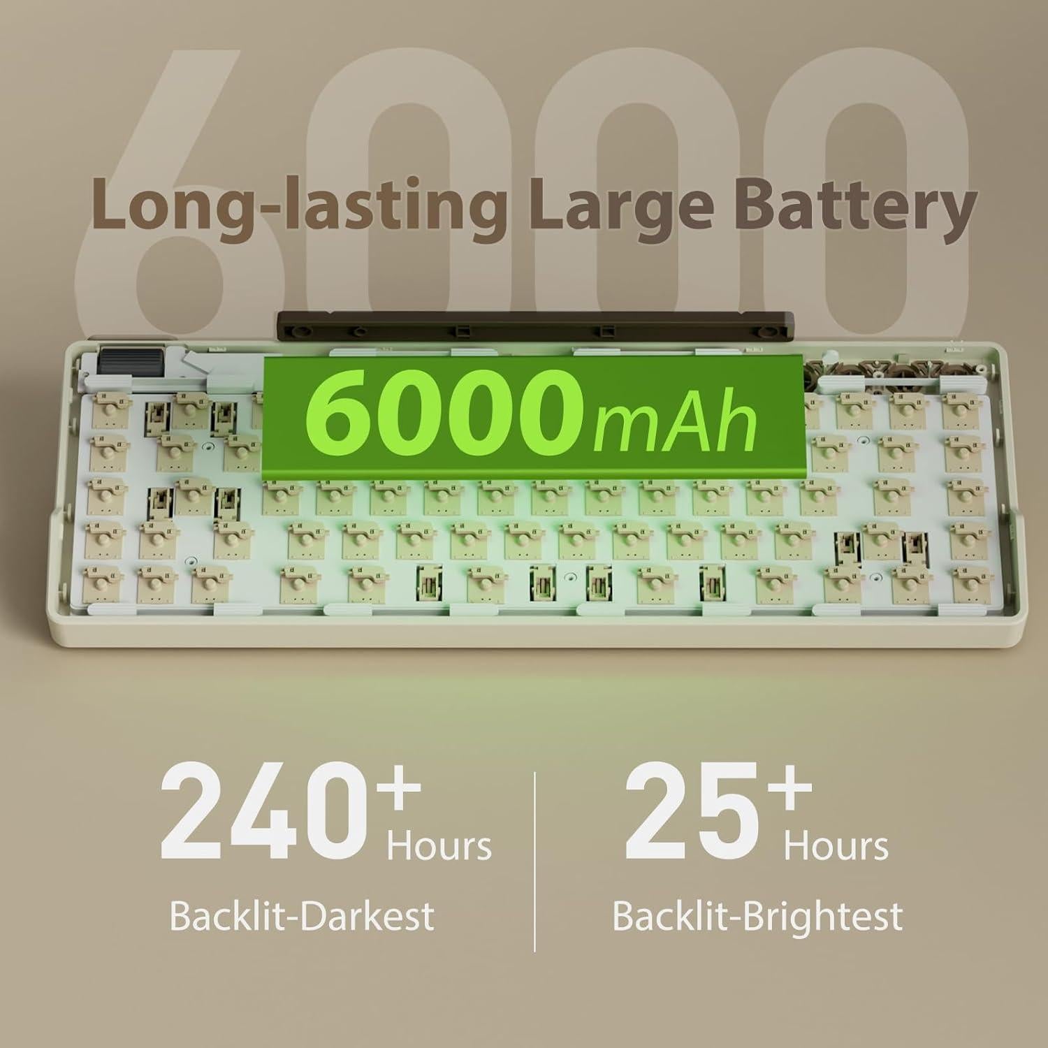 Teclado Mecánico Inalámbrico RK Royal Kludge M70 75% RGB