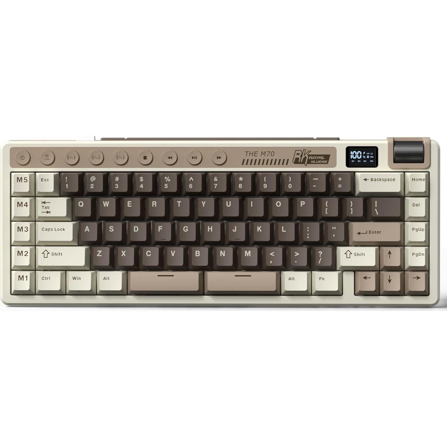 Teclado Mecánico Inalámbrico RK Royal Kludge M70 75% RGB