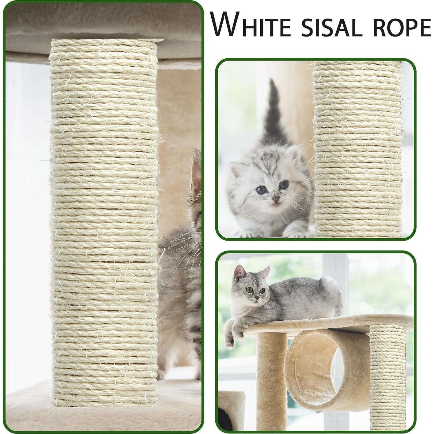 Cuerda de Sisal para Gatos 50m 4mm TienYow - Biodegradable