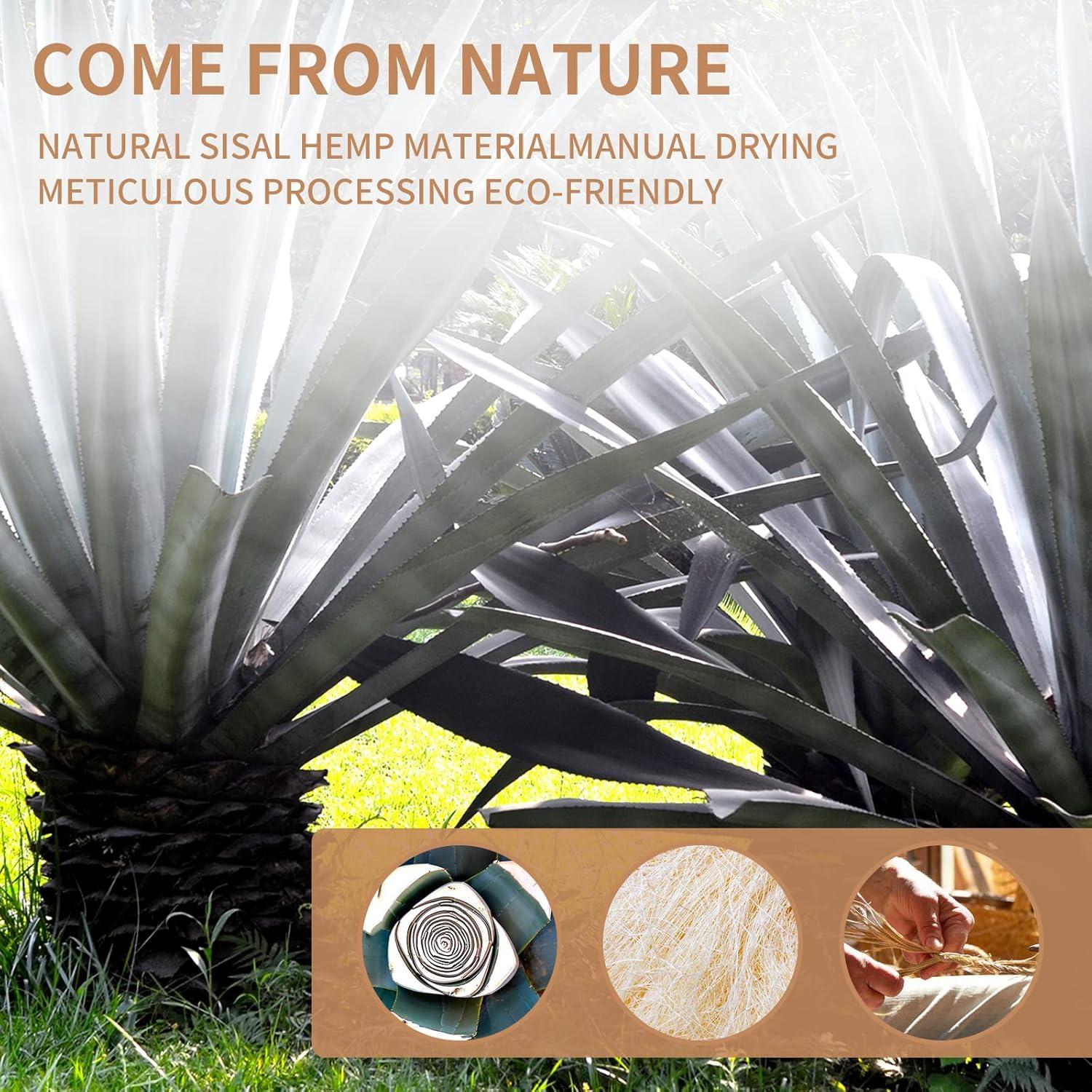 Cuerda de Sisal Verde 6mm x 10m para Rascadores de Gato