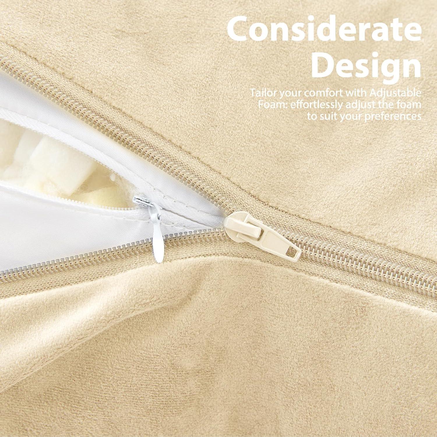 Almohada de Lectura IPYNBAP Beige Espuma Viscoelástica 45.72 cm