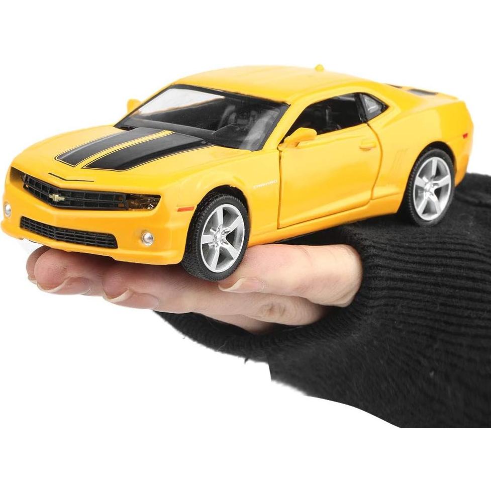 Coche de Juguete Chevrolet Camaro 1:36 Retroceso Amarillo