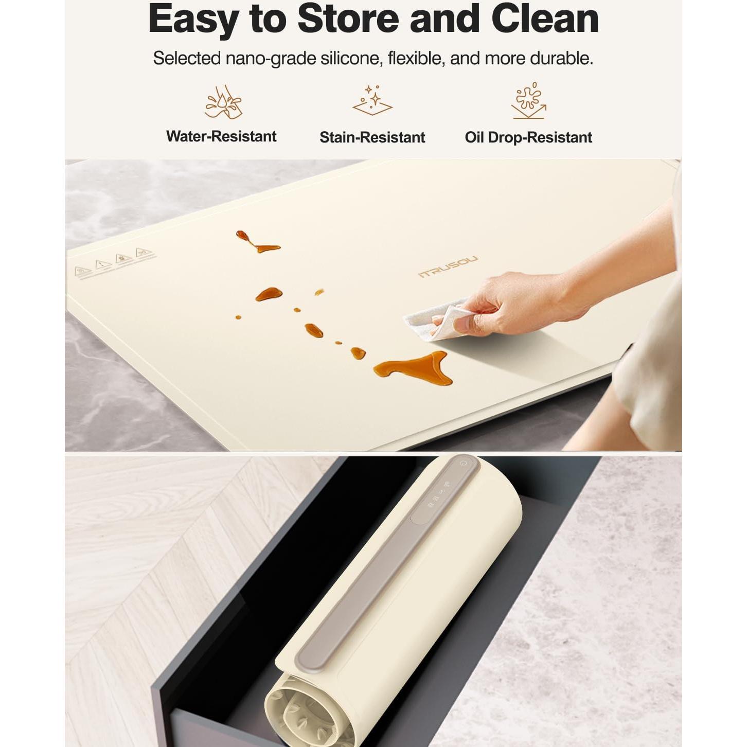 Bandeja Calentadora Eléctrica iTRUSOU BW601 Beige 250W 3 Temperaturas