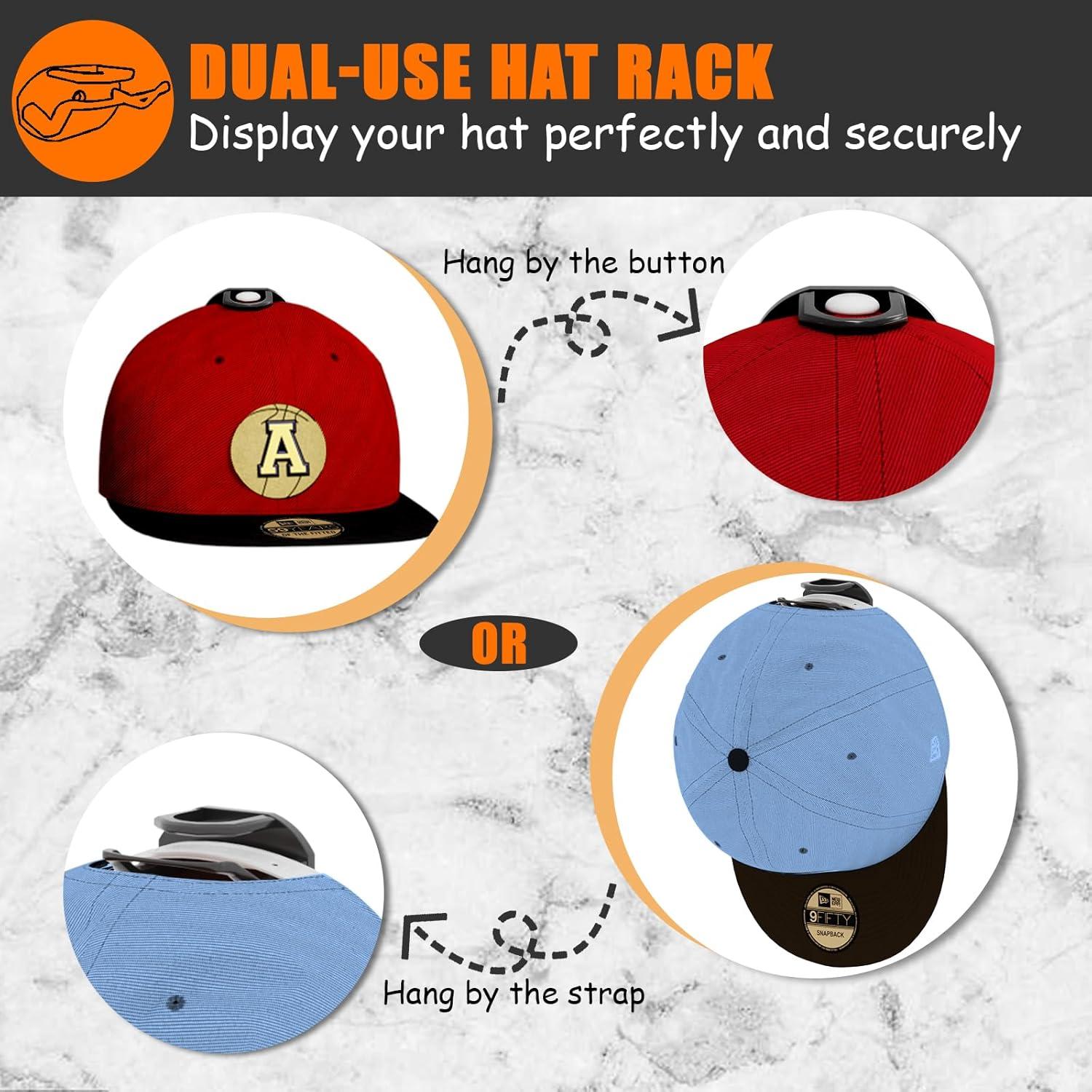 Ganchos Adhesivos para Sombreros Niunuerga - 24 Unidades, Negro