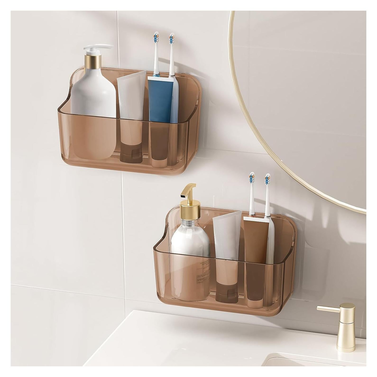 Organizador de Pared Acrílico Adhesivo Diesisa 2 Piezas 7.6x17.2 cm