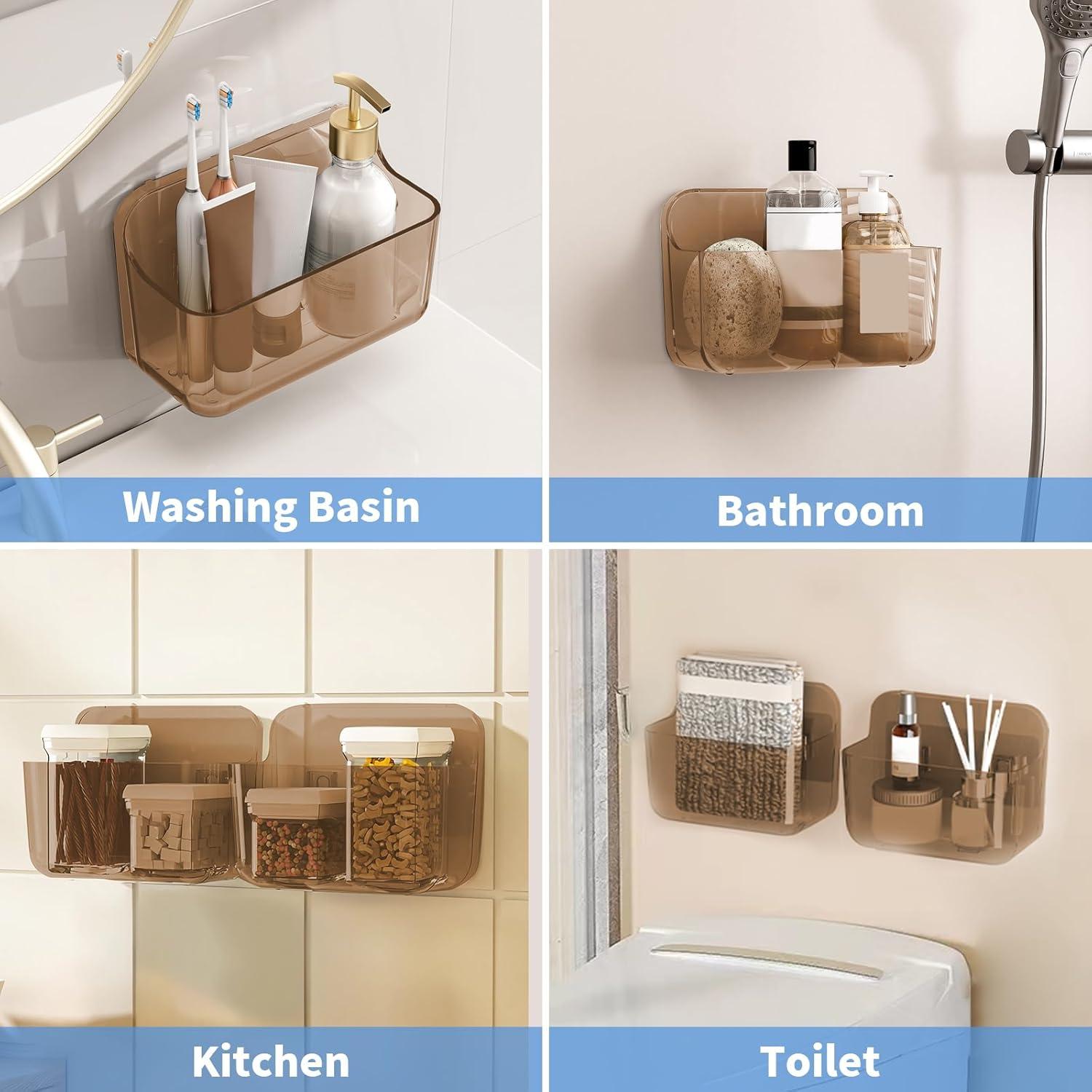 Organizador de Pared Acrílico Adhesivo Diesisa 2 Piezas 7.6x17.2 cm