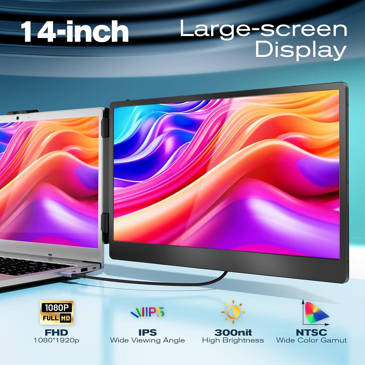 Extensor de Pantalla Teamgee S1 14" FHD 1080P Portátil