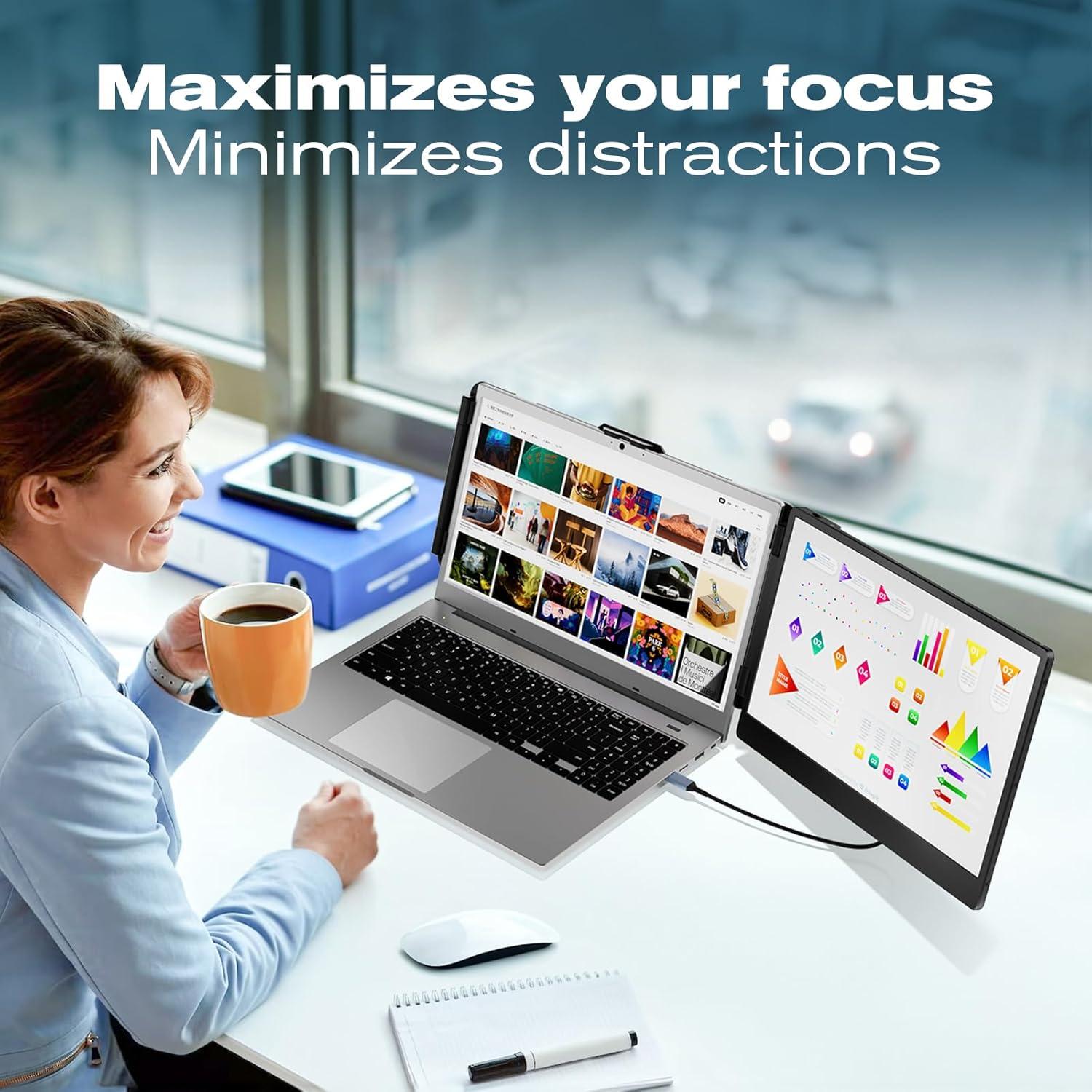 Extensor de Pantalla Teamgee S1 14" FHD 1080P Portátil