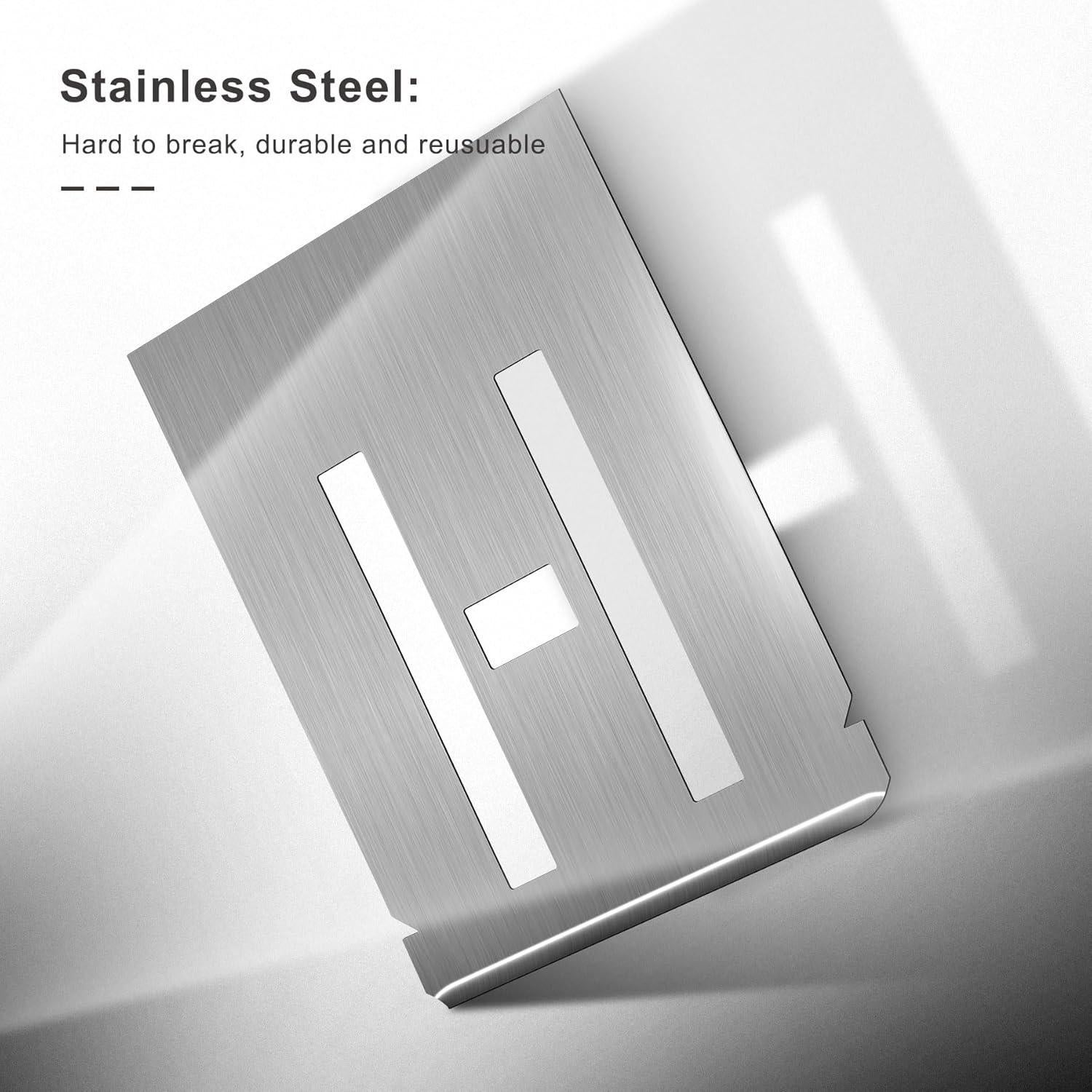 Juego de Plantillas de Letras y Números HAUTMEC 36 Pcs 15mm