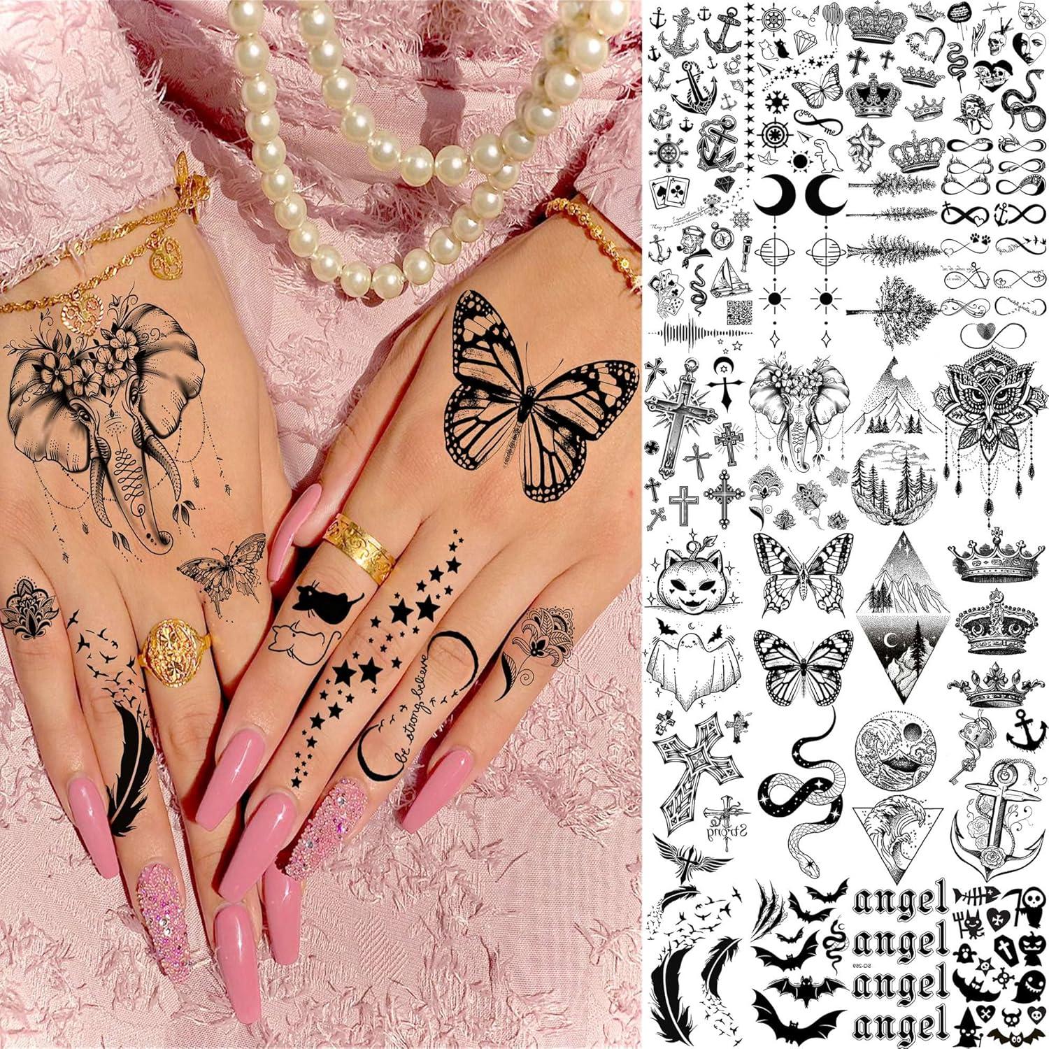 63 Hojas Tatuajes Temporales Bilizar Animales 3D Halloween