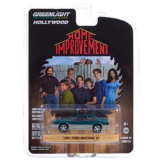 Auto a Escala 1:64 Greenlight 1991 Ford Mustang GT