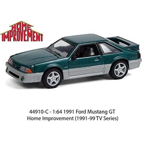 Auto a Escala 1:64 Greenlight 1991 Ford Mustang GT
