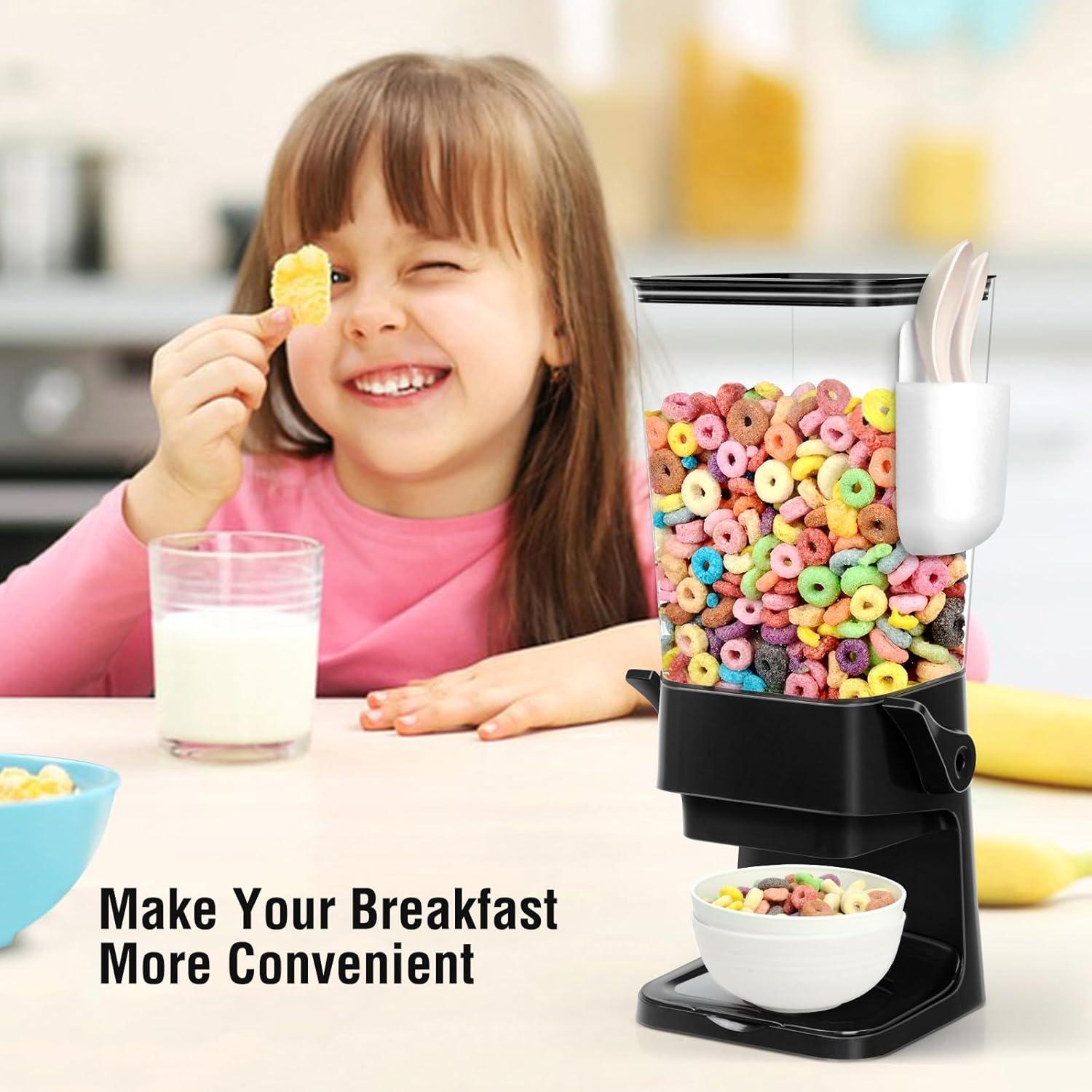 Dispensador de Cereal Mivvosakuki 5.5L Hermético con Tazones