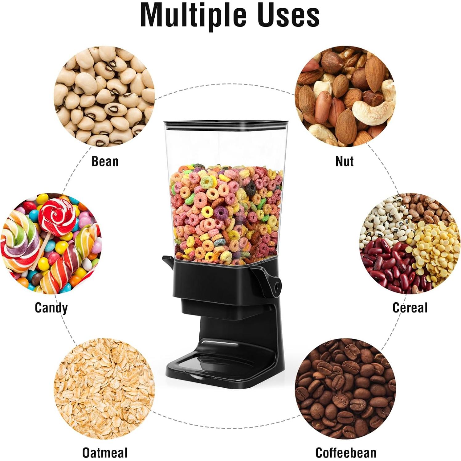 Dispensador de Cereal Mivvosakuki 5.5L Hermético con Tazones