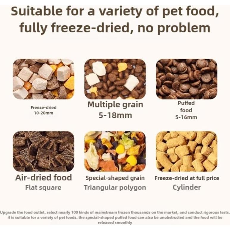 Two-in-One Upgraded Gravity Pets Feeder and Water Dispenser Combo Set, Pet Cat Dog Automatic Feeder and Water Dispenser for Small and Medium Pets Cats Dogs, Large Capacity & Washable