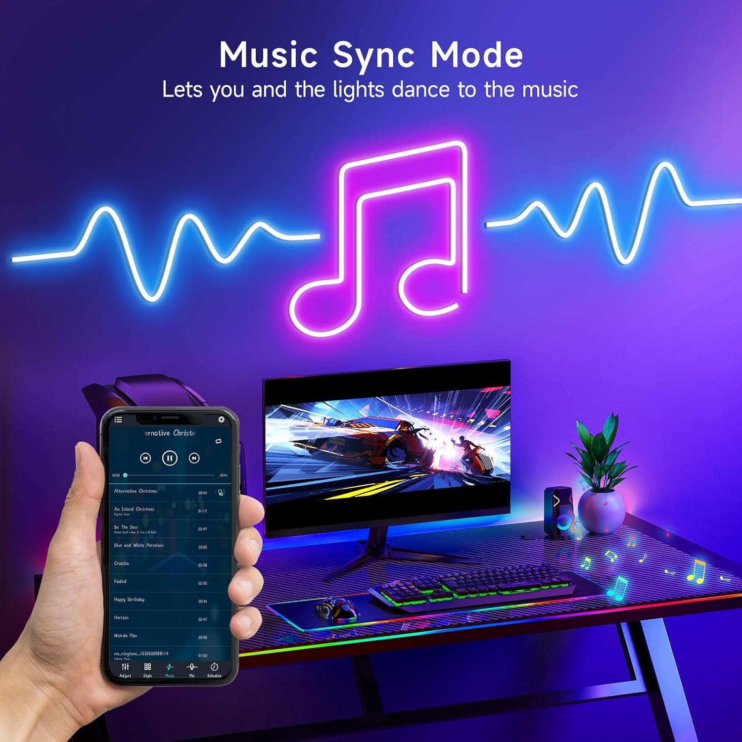 Luces de Cuerda LED KANTUTOE 4.0m RGB IP67 Control Remoto