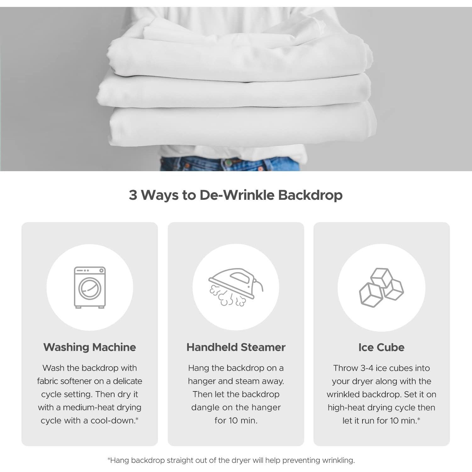 Julius Studio 6 x 9 ft. Chromakey Green Soft Texture Backdrop Screen, Photo Background Muslin, Premium High Density Synthetic Fabric, Stronger Longer Lifespan with 4 Elastic String Clips, JSAG685