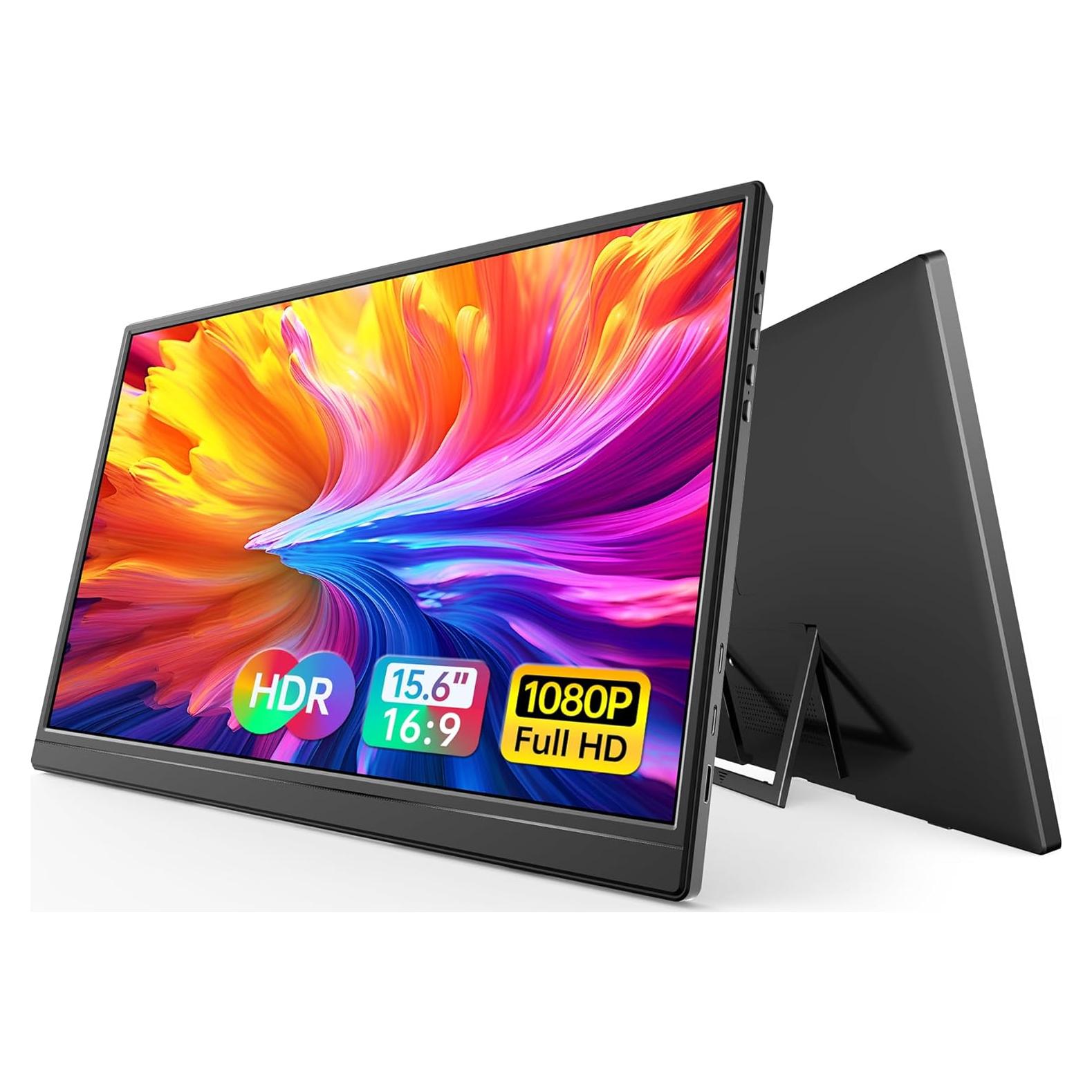 Monitor Portátil WGK 15.6" FHD USB-C HDMI Delgado