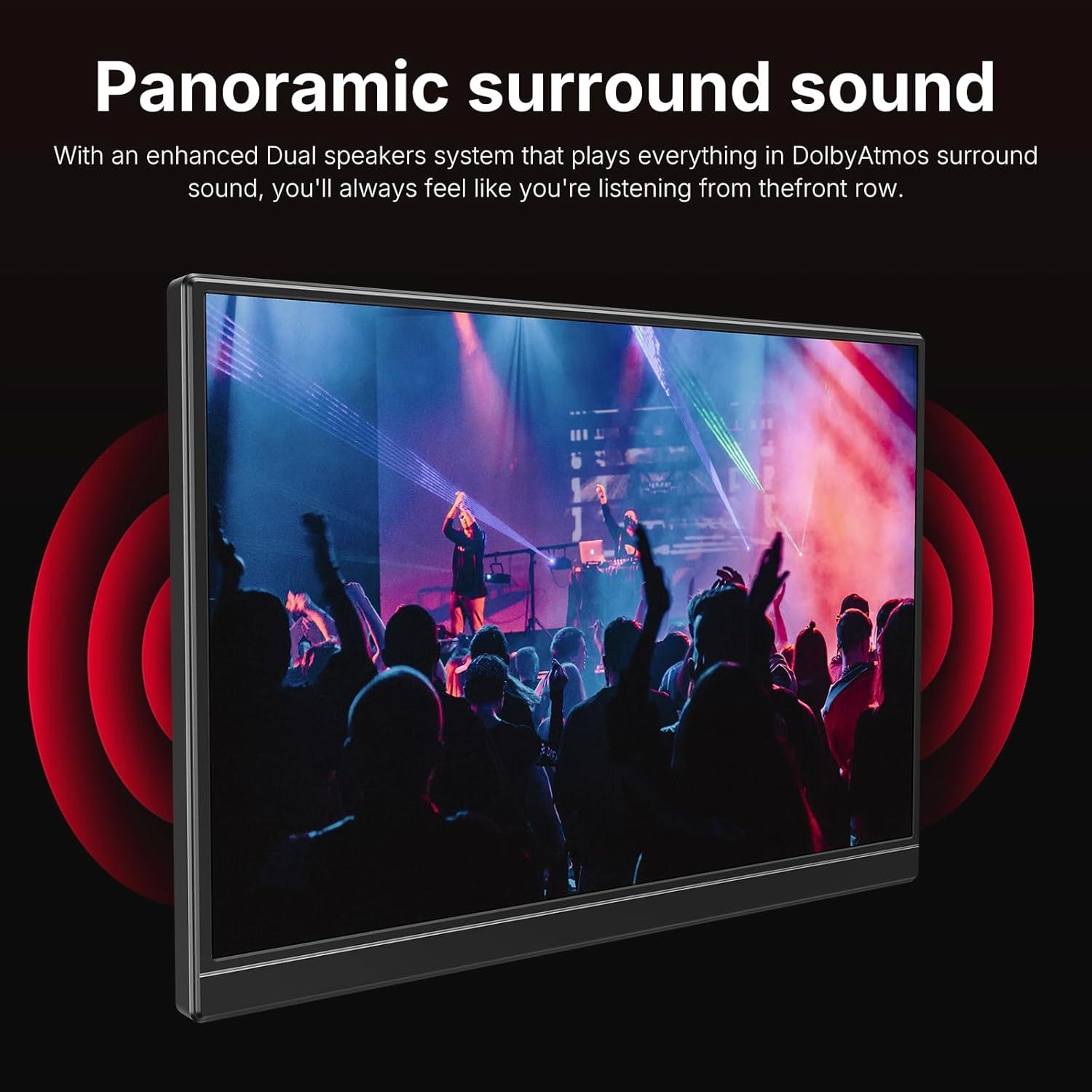 Monitor Portátil WGK 15.6" FHD USB-C HDMI Delgado