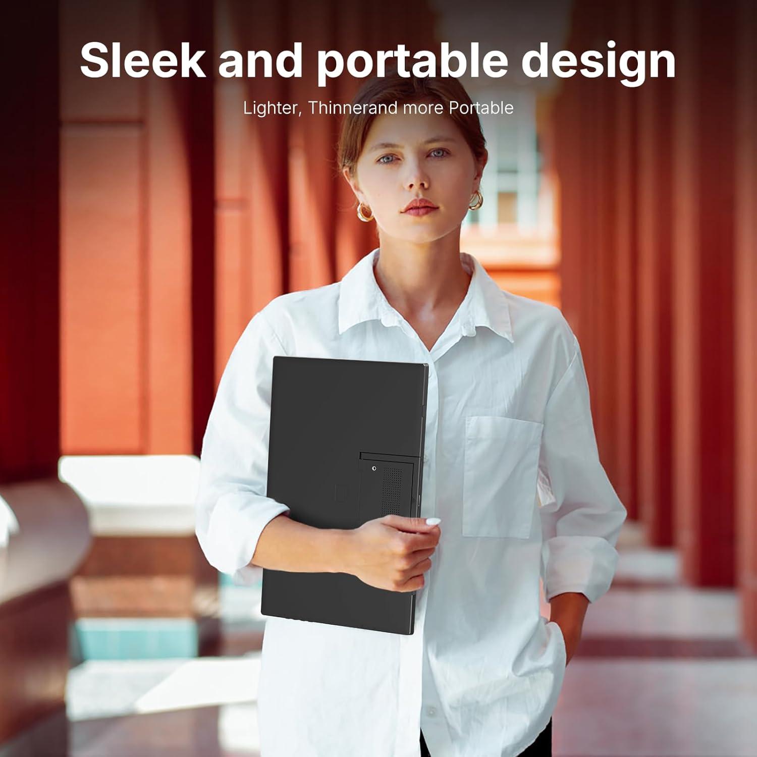 Monitor Portátil WGK 15.6" FHD USB-C HDMI Delgado