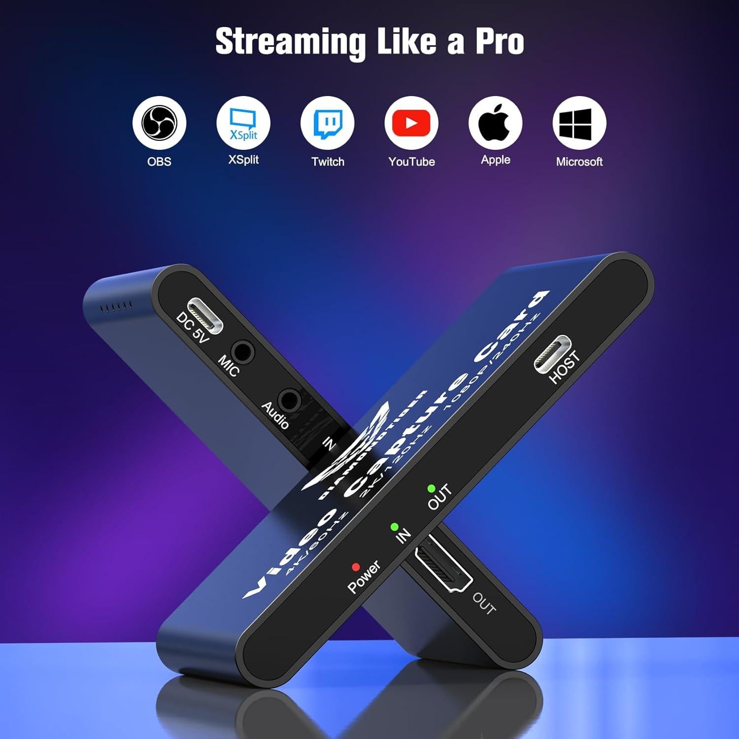 Tarjeta de Captura HDMI 4K 60Hz DiamondTiger YZ-F019