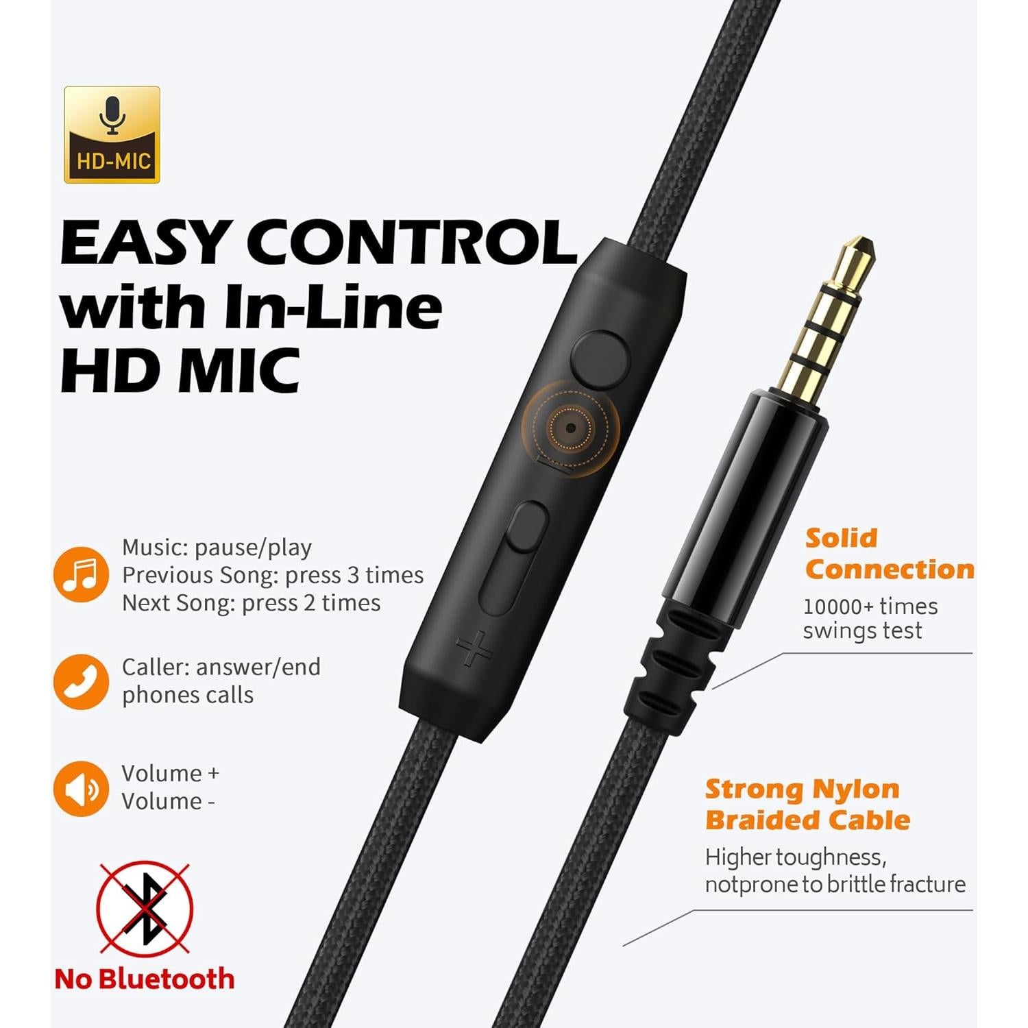 Auriculares AILIHEN C8 Plegables para Niños con Micrófono 3.5mm