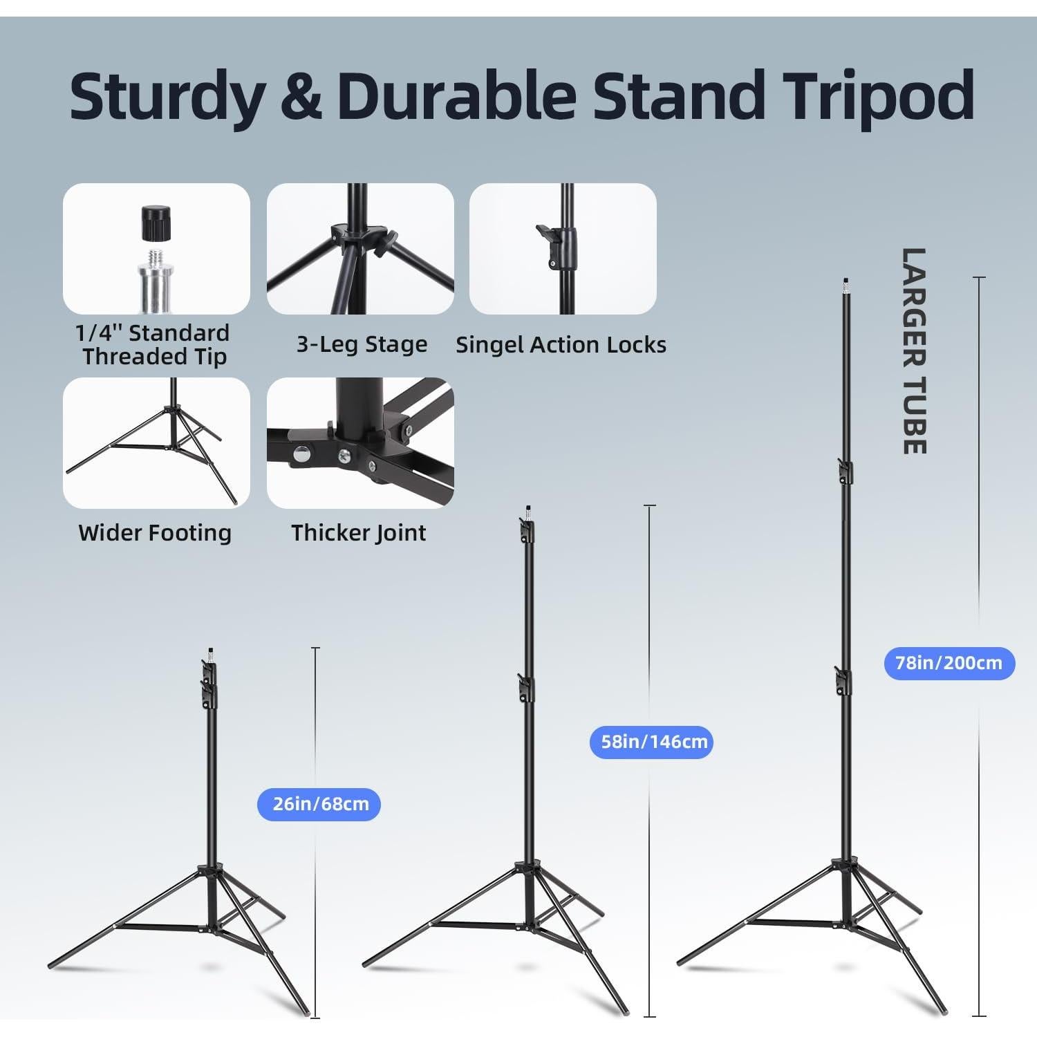 Kit de Iluminación Softbox Skytex 50x70cm 85W LED E27