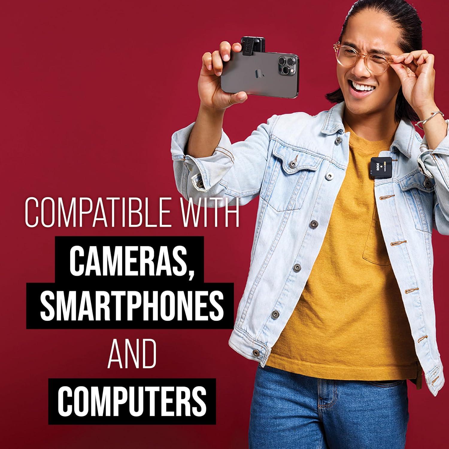 Micrófono Inalámbrico RØDE Wireless GO II Doble Canal USB